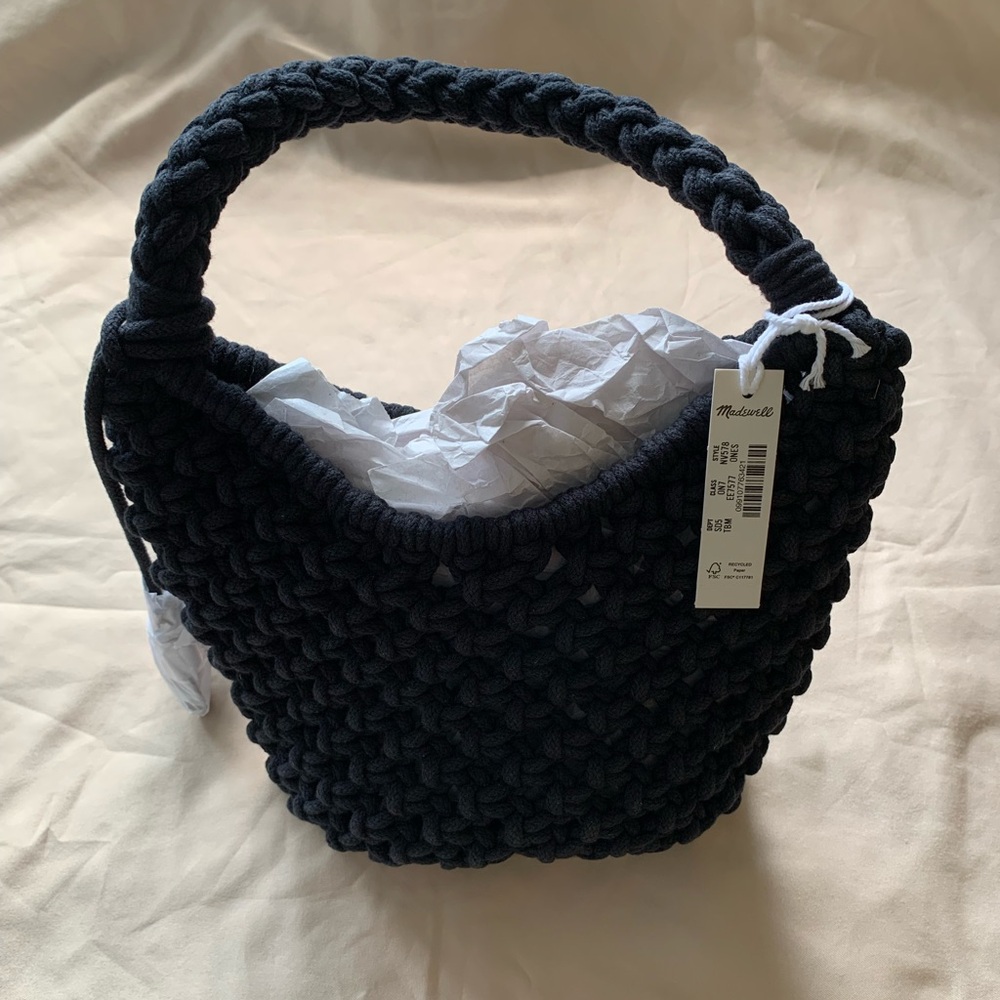 Madewell The Camren Rope Mini Bag Black - Picture 4 of 7